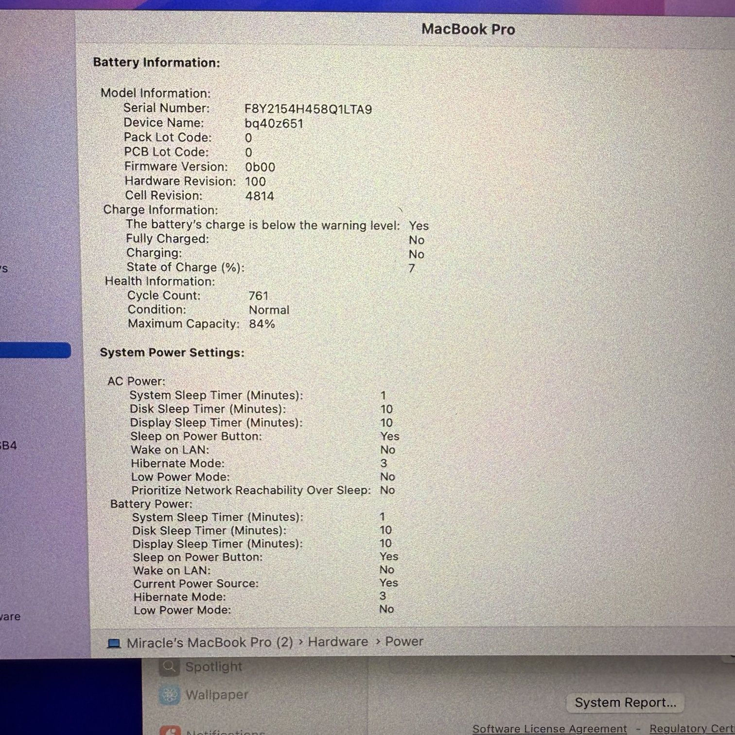 Macbook Pro 14inch 2021 M1 Pro 16/512