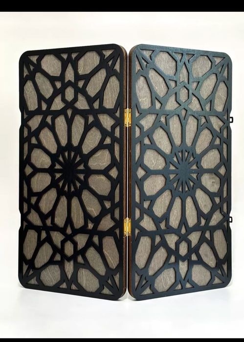 Нарды стекло + дерево