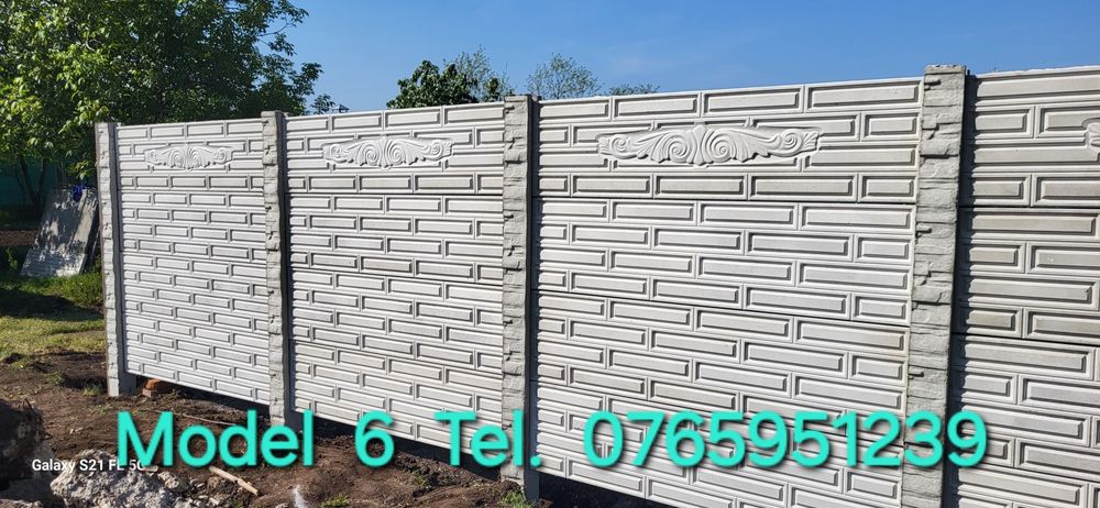 Vand garduri din beton diferite modele!
Calitate garantata!