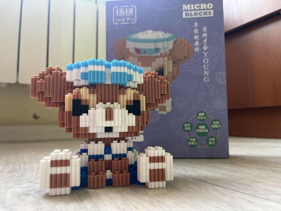 лего мишка, собранный