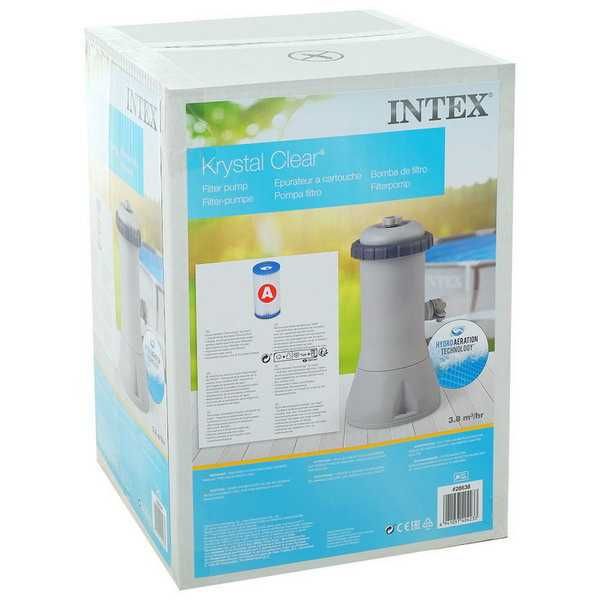 Intex фильтр-насос 3785л/ч, картридж А, для бассейнов от 457 до 488см