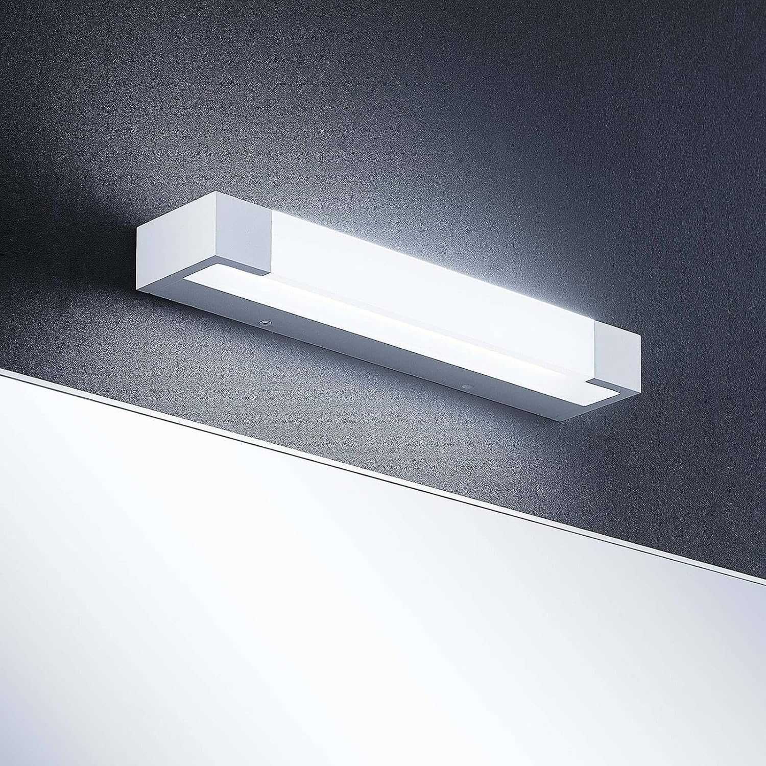 Aplică LED Arcchio Ronika IP44 pentru baie modernă din aluminiu alb