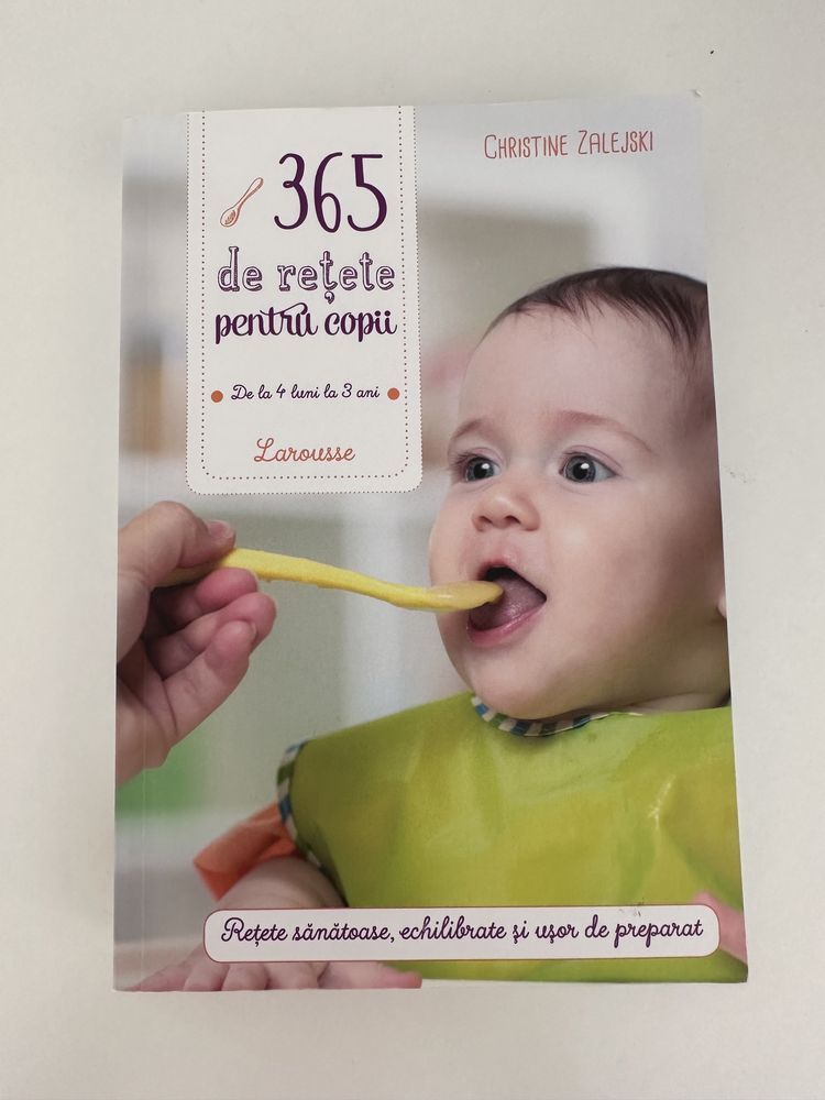 Carte alimentatie 365 retete pentru copii Larousse