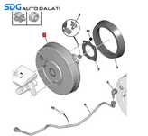 Tulumba Vacuum Vacum cu Pompa Servofrana Servo Frana Peugeot 3008 2009 - 2016 Cod 9682650980 [C6158]