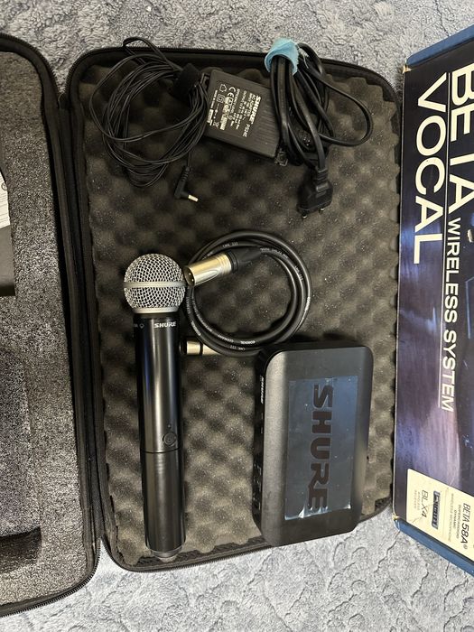 Vand microfon SHURE 58A / BLX4 K3E