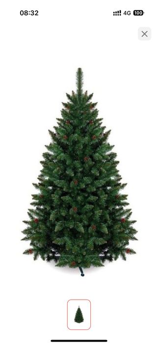 Новогодняя ёлка высота 180 см
