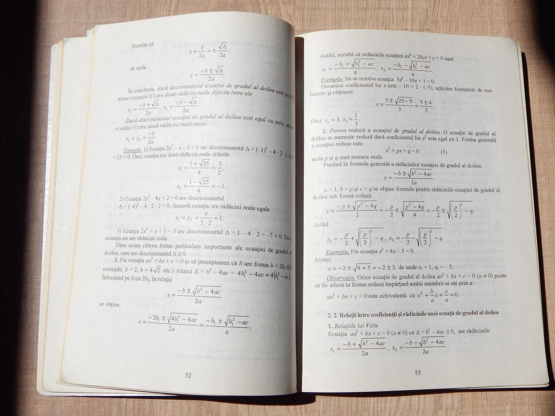 Manual matematica algebra clasa IX Nastasescu Nita Andrei Radutiu 2000