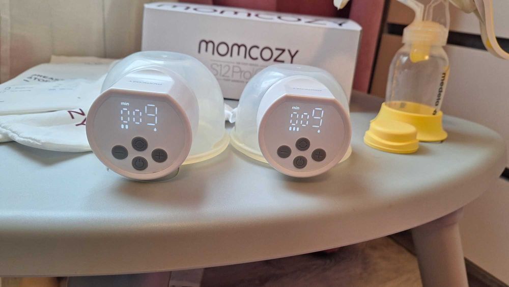Momcozy S12 Pro, Hands-free - Двойна електрическа помпа за кърма