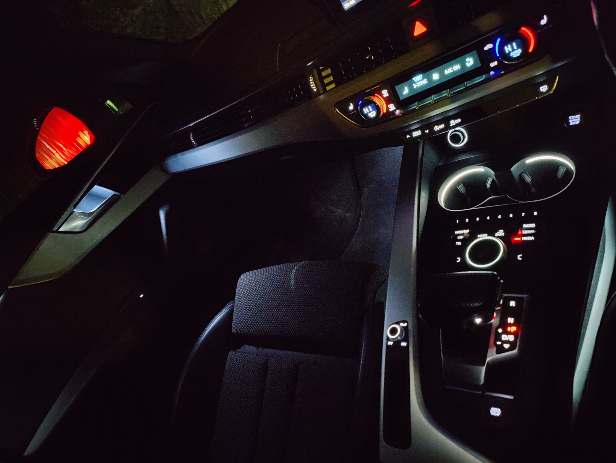 Set lumini ambientale audi a4 b9 8w a5 f5 coupe sportback cabrio