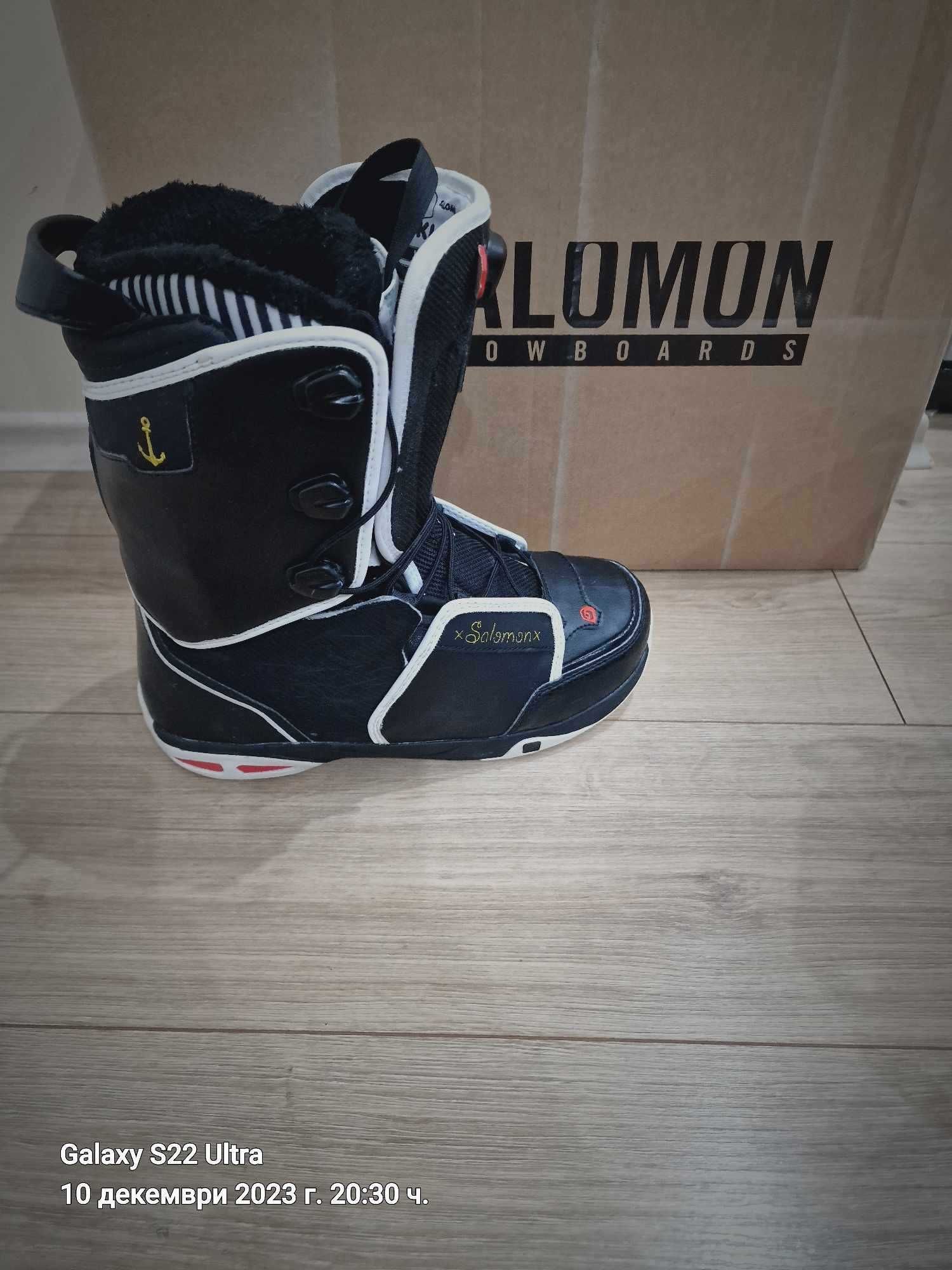 Сноуборд обувки   SALOMON- Kiana Black, размер EU 40 1/3; CM 25.5