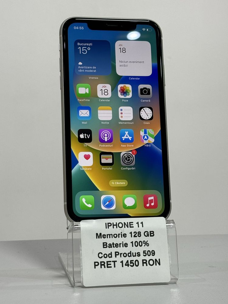 Iphone 11 128 GB Baterie 100% Impecabil