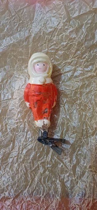 Ёлочная игрушка игрушки новогоднии СССР из стекла стекляная