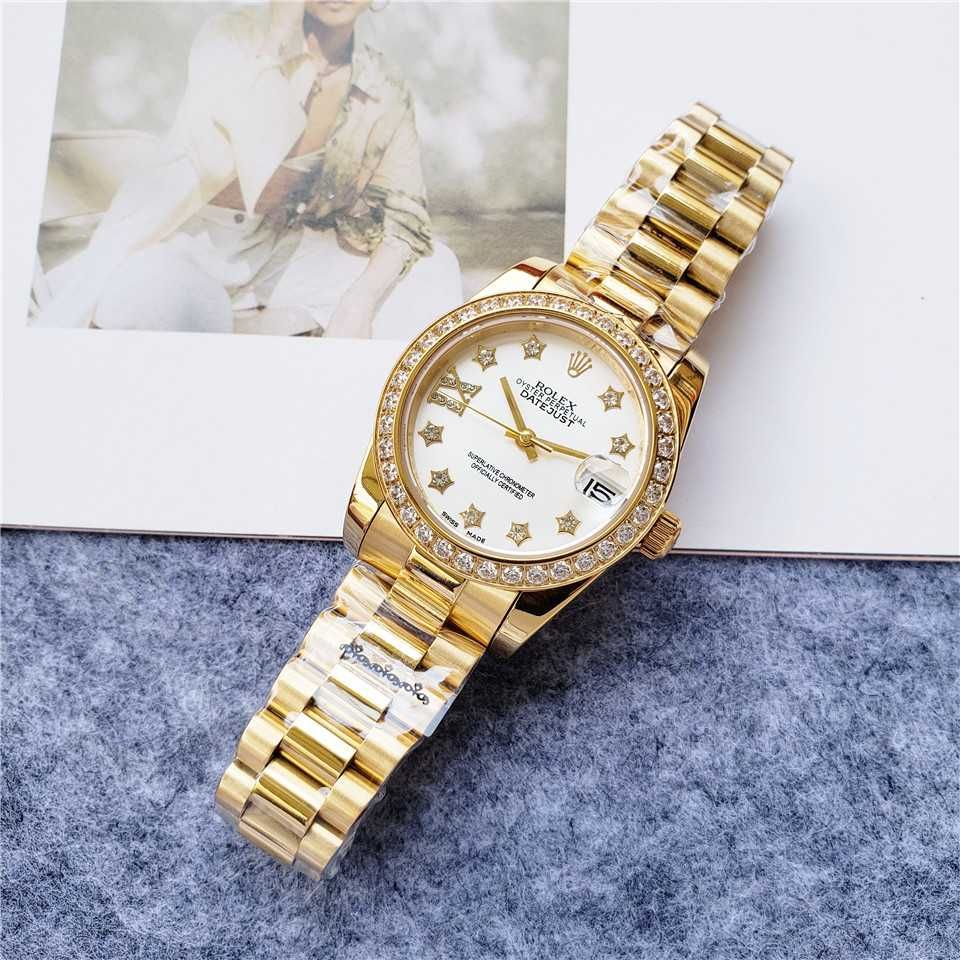 Дамски автоматичен часовник Rolex Lady-Datejust Gold