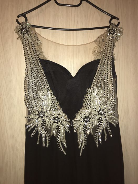 Бална официална рокля с камъни