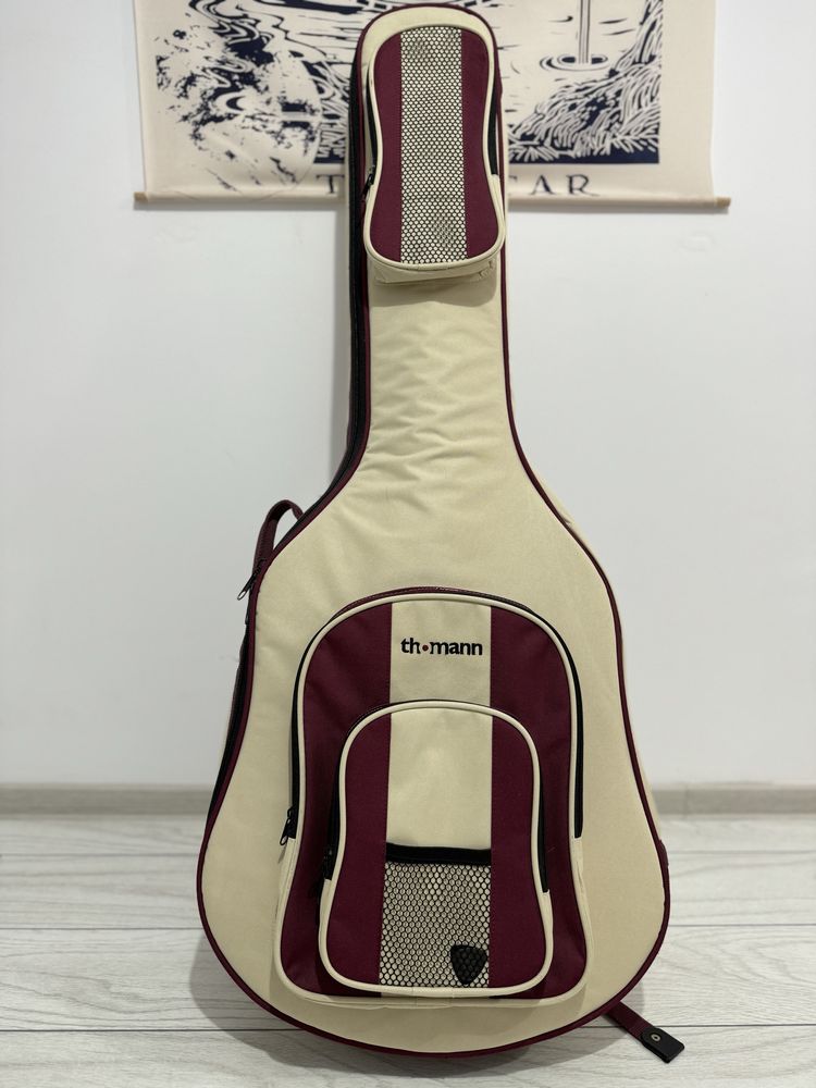 Chitară electro-acustică Fender CD-60SCE Natural + accesorii