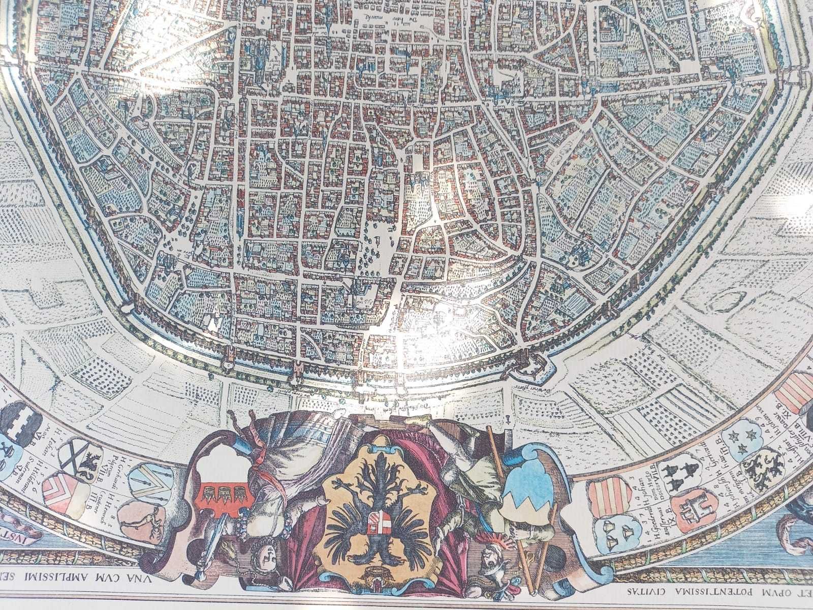 reproduceri  harti de colectie  koln 1614