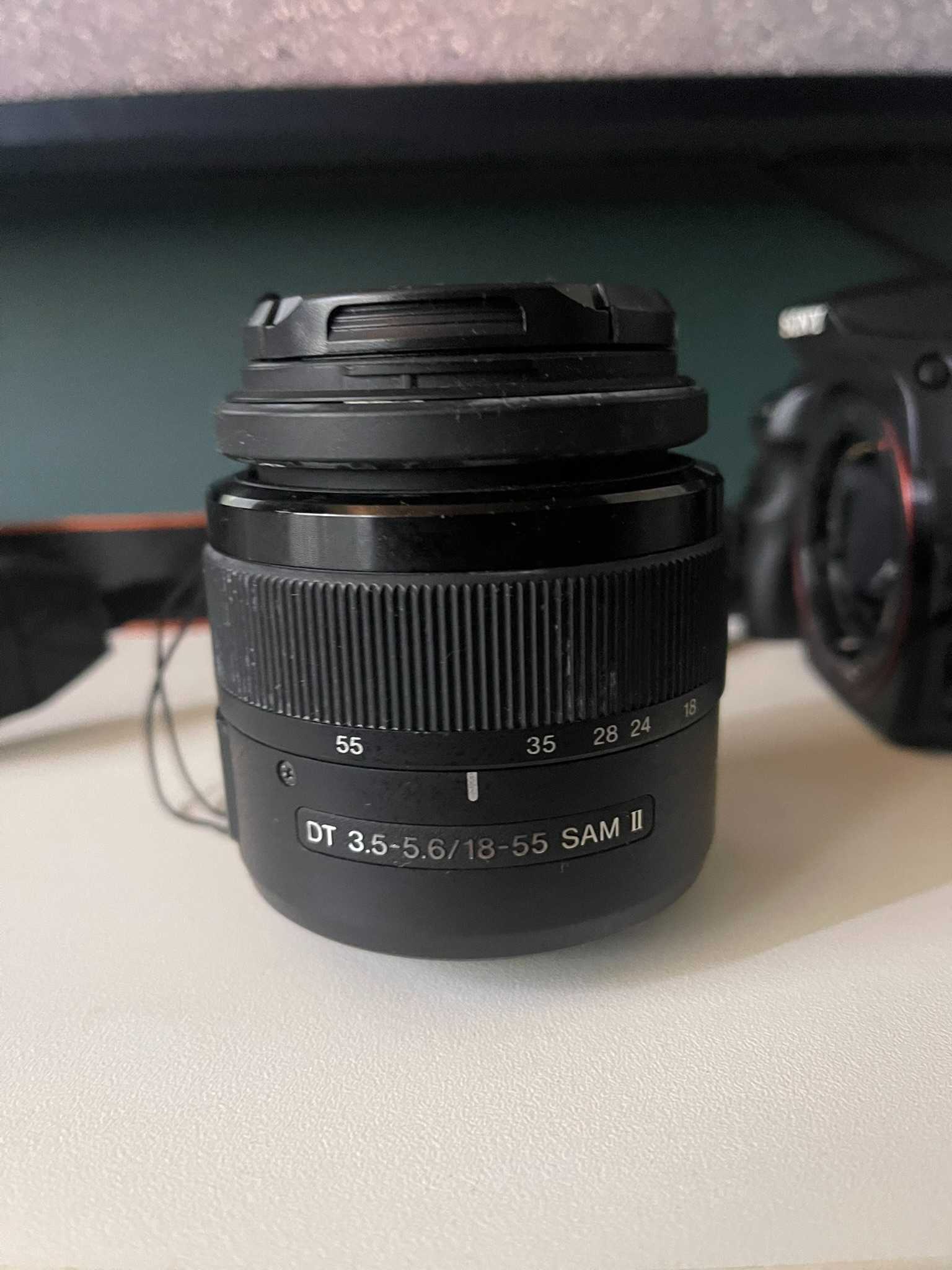 Sony SLT‑A58+обектив  18-55