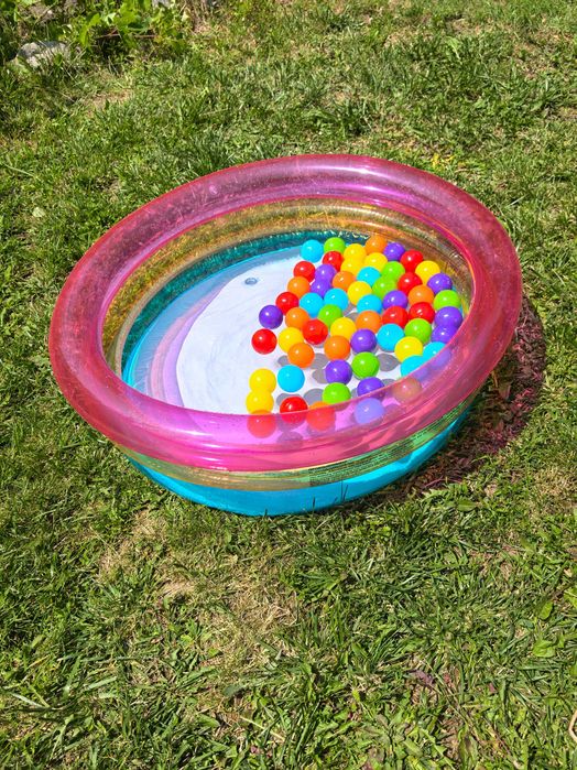 Piscina Gonflabila Colorata cu 60 Bile Ø86x25cm – Noua