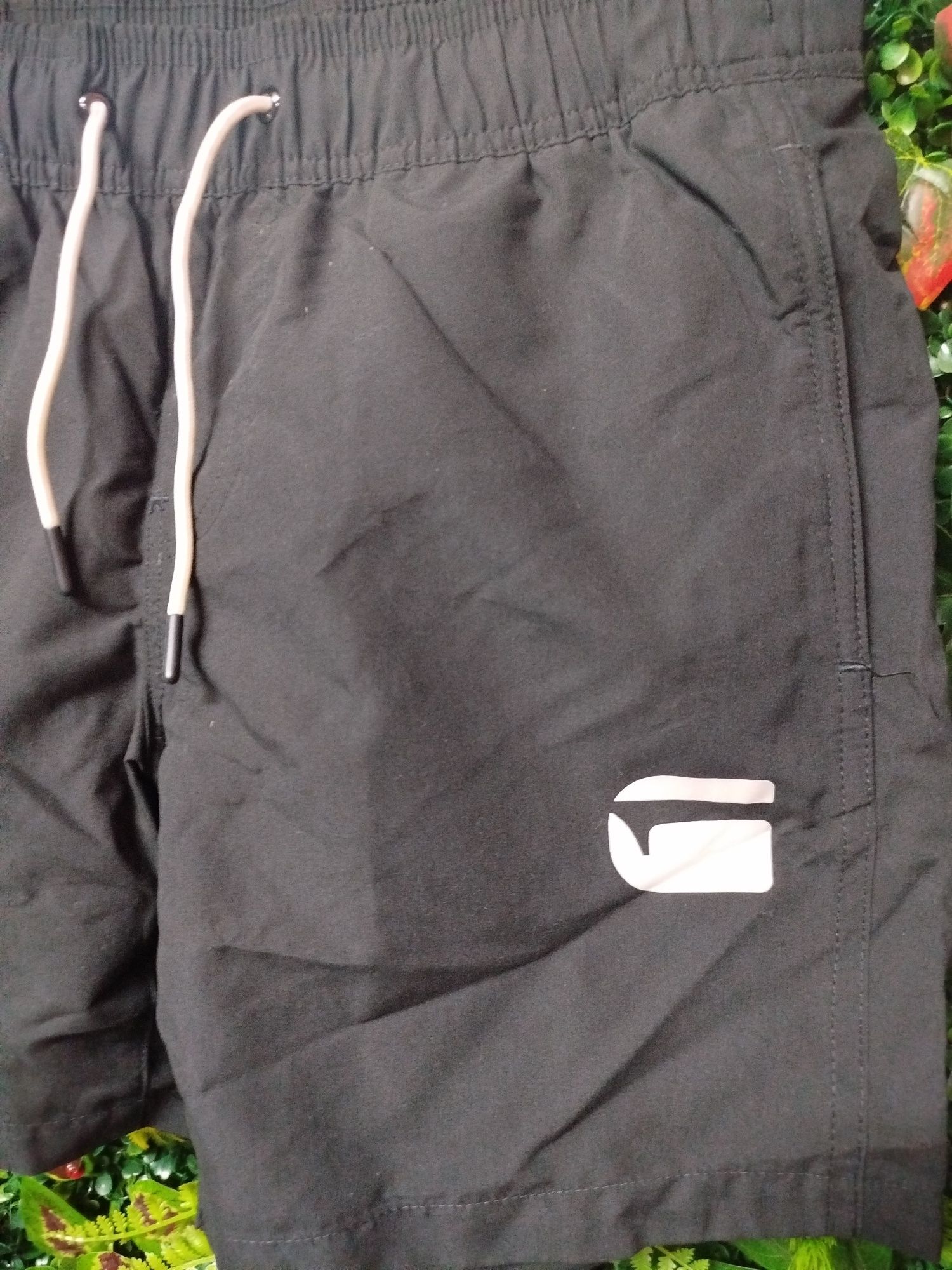 Оригинални мъжки бански G-Star Raw Dirik S , M , L нови черни шорти