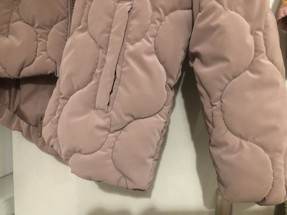 Ново Zara яке, тъмен пепел роза, мн красиво