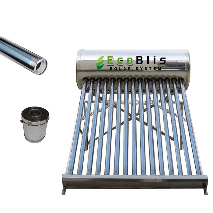 Panou Solar Presurizat / Nepresurizat cu boiler - Apa Calda - Inox