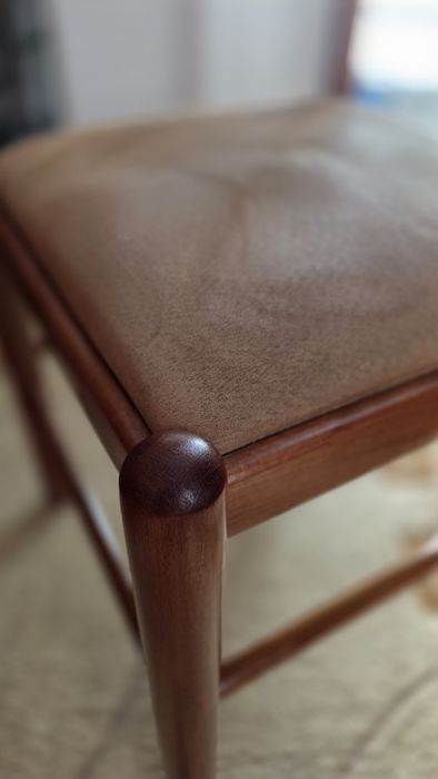 Scaun bucatarie / living fix Toronto, tapitat, nuc - 4 buc.