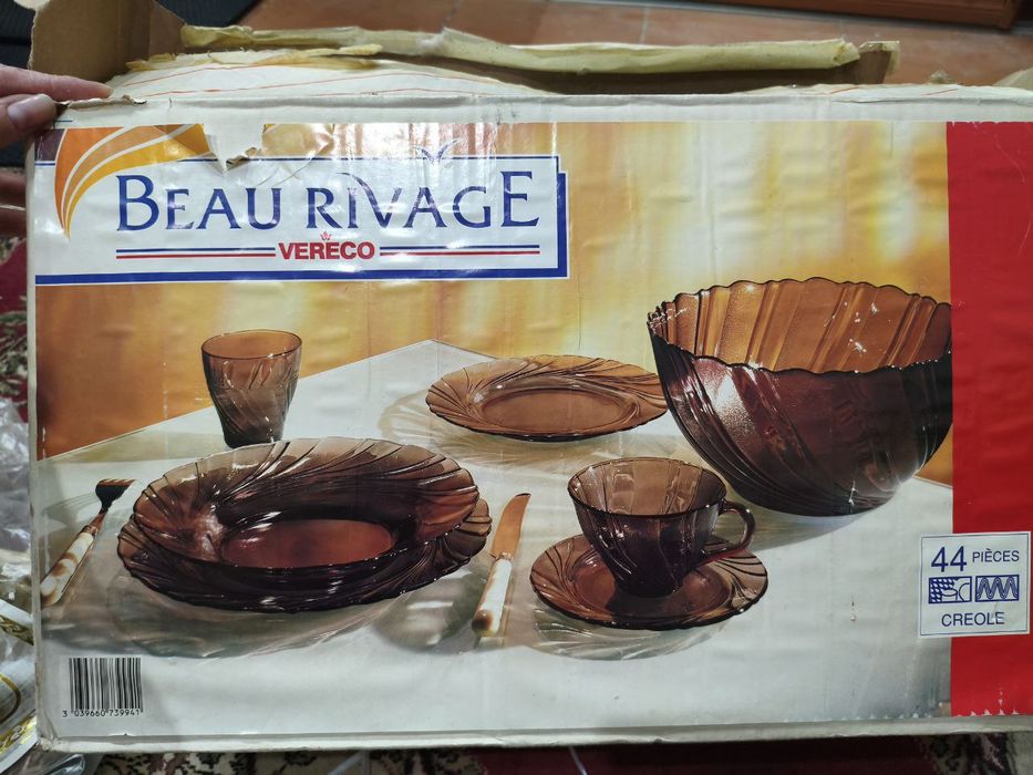 Сервиз Duralex eau rivage set 44 pieces