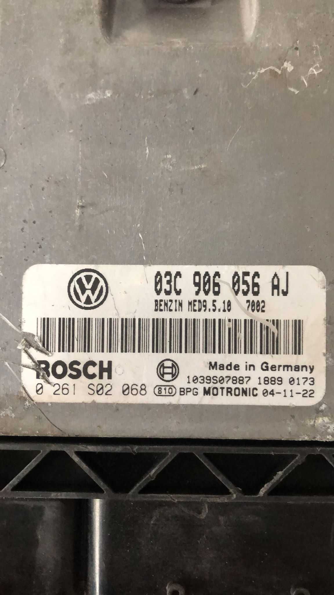 ECU Calculator motor VW Golf V 1.4, cod 0261S02068