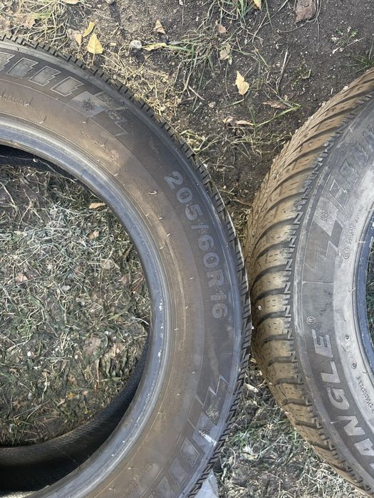 Резина на 16 два балона б/у