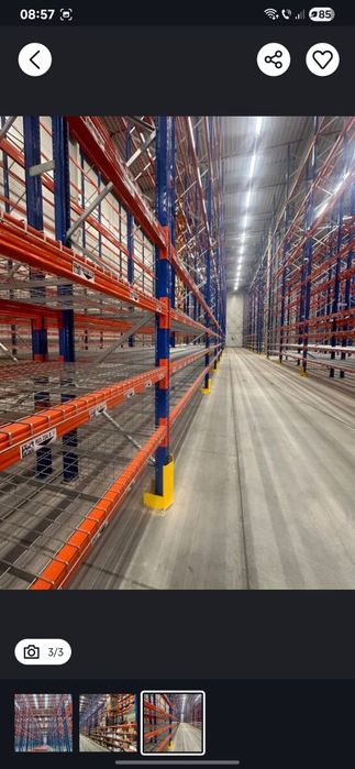 Rafturi metalice industriale Reglabile 616x064