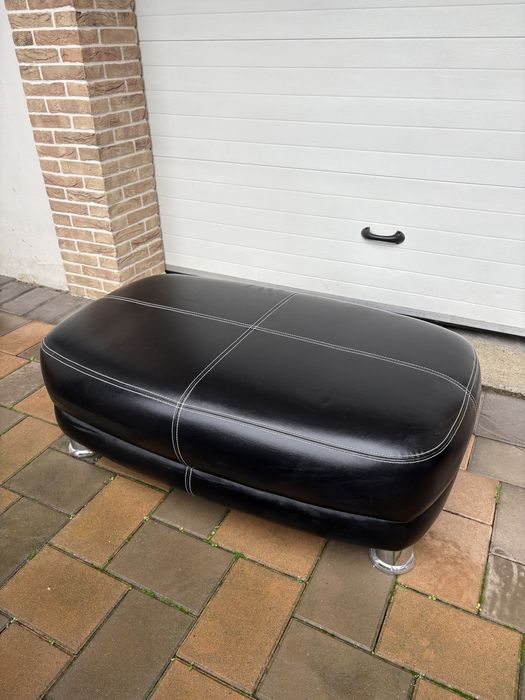 Canapea piele neagra