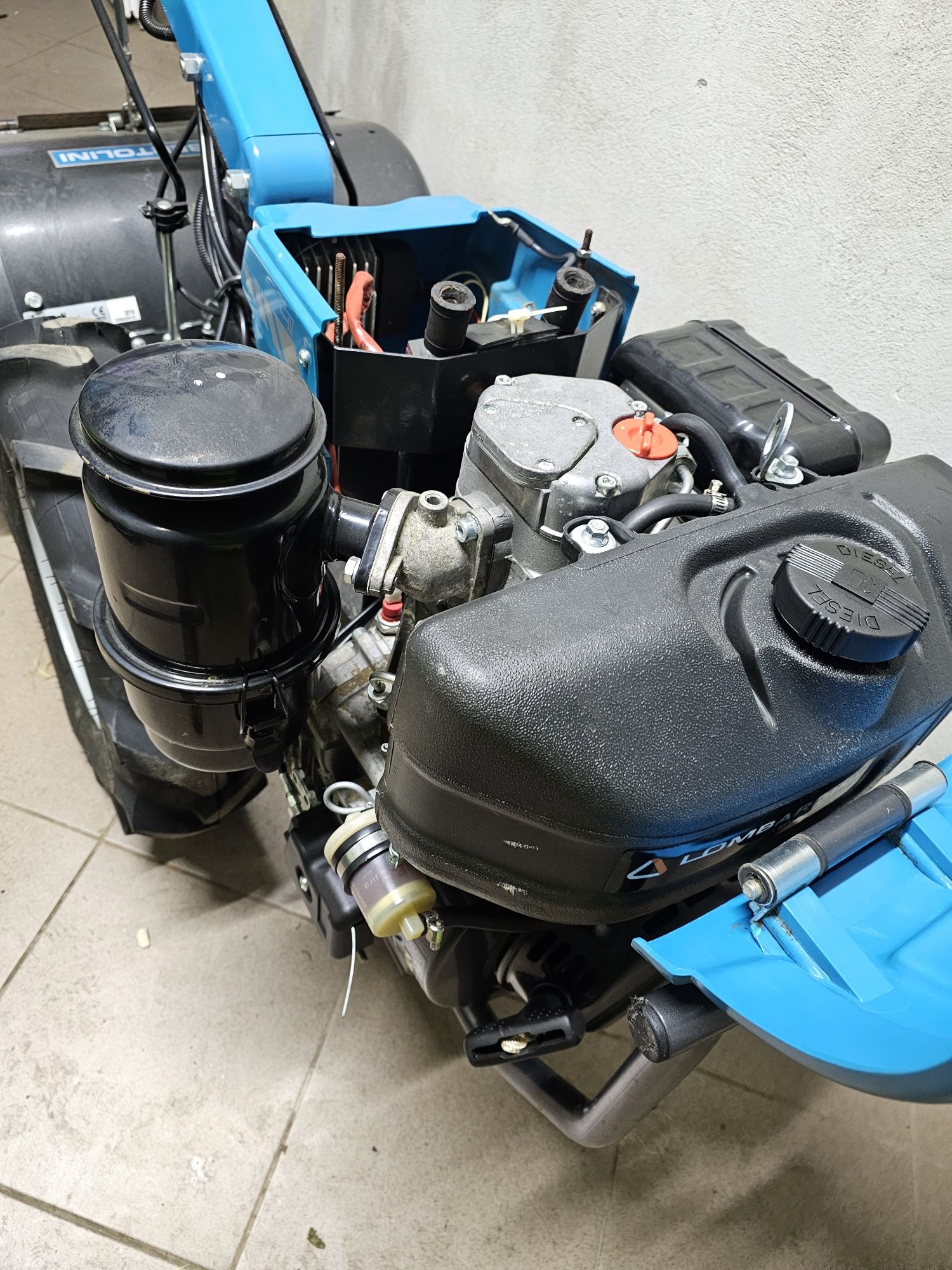Motocultor Bertolini 411,lombardini diesel pornire electrica Model nou
