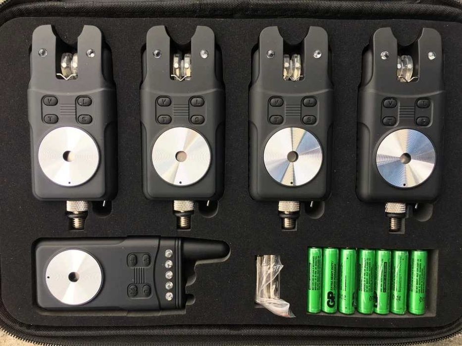 STATIE Set 4 avertizoare wireless RF698 + receptor Baracuda