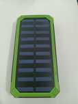 Baterie externa 10000 mAh cu incarcare solara si led