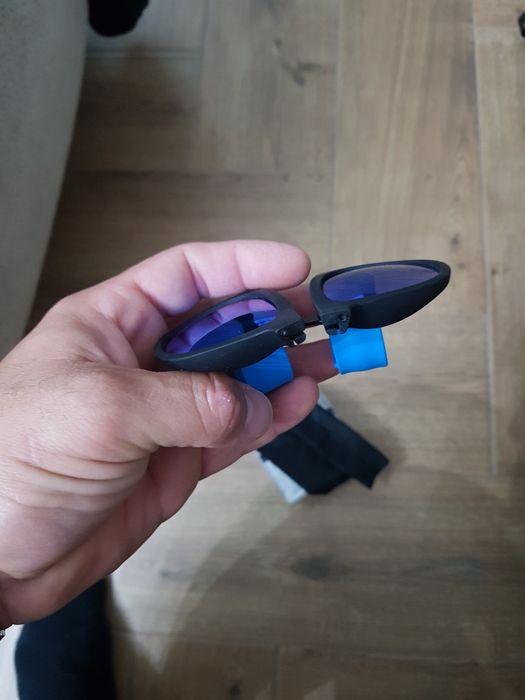 Ochelari de soare barbati, Foldabili, Polaroizi, Design Slap, negru al