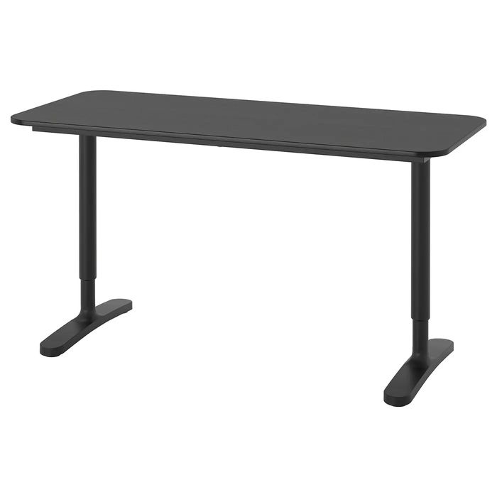 Birou Bekant Ikea 140x60cm, inaltime reglabila