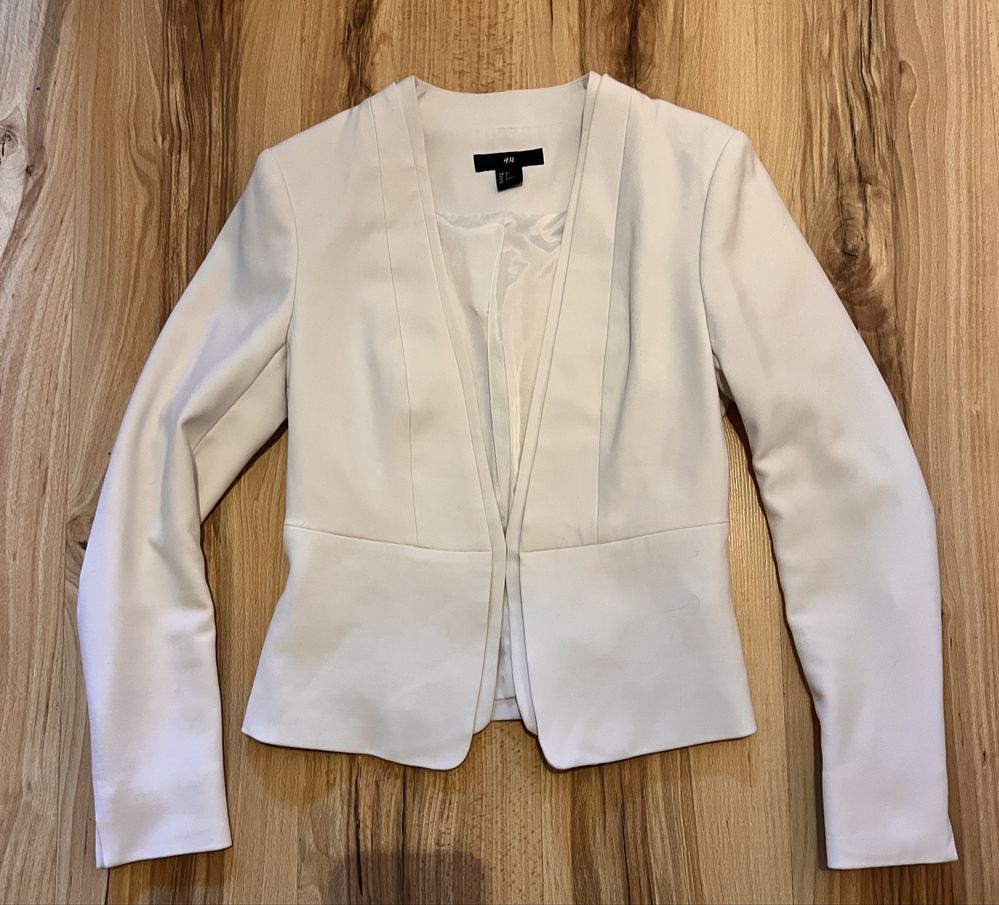 Cliche, сакоNegative, тип Balmain, елек от естествен косъм от лисица