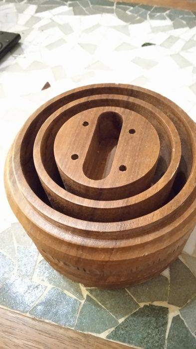 Табакера / кутия за цигари с дърворезба