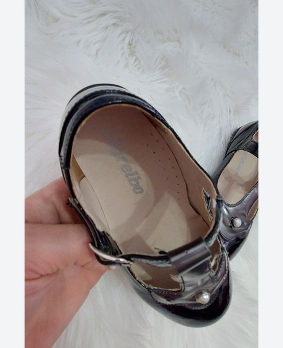 Balerini fetiță piele naturală Marelbo nr 29 18.5 cm