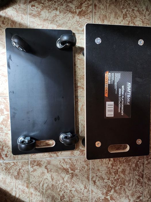 Carucior platforma liza profesional capacitate 200 kg