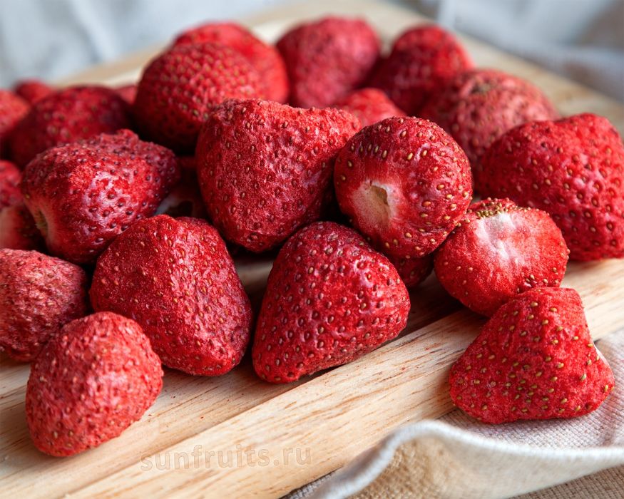 Сублимированная клубника (ягоды и фрукты))