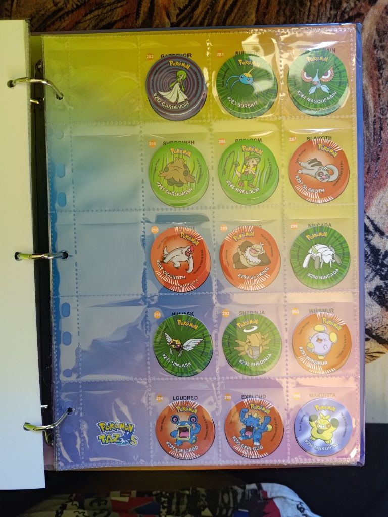 Pokemon Tazos Album