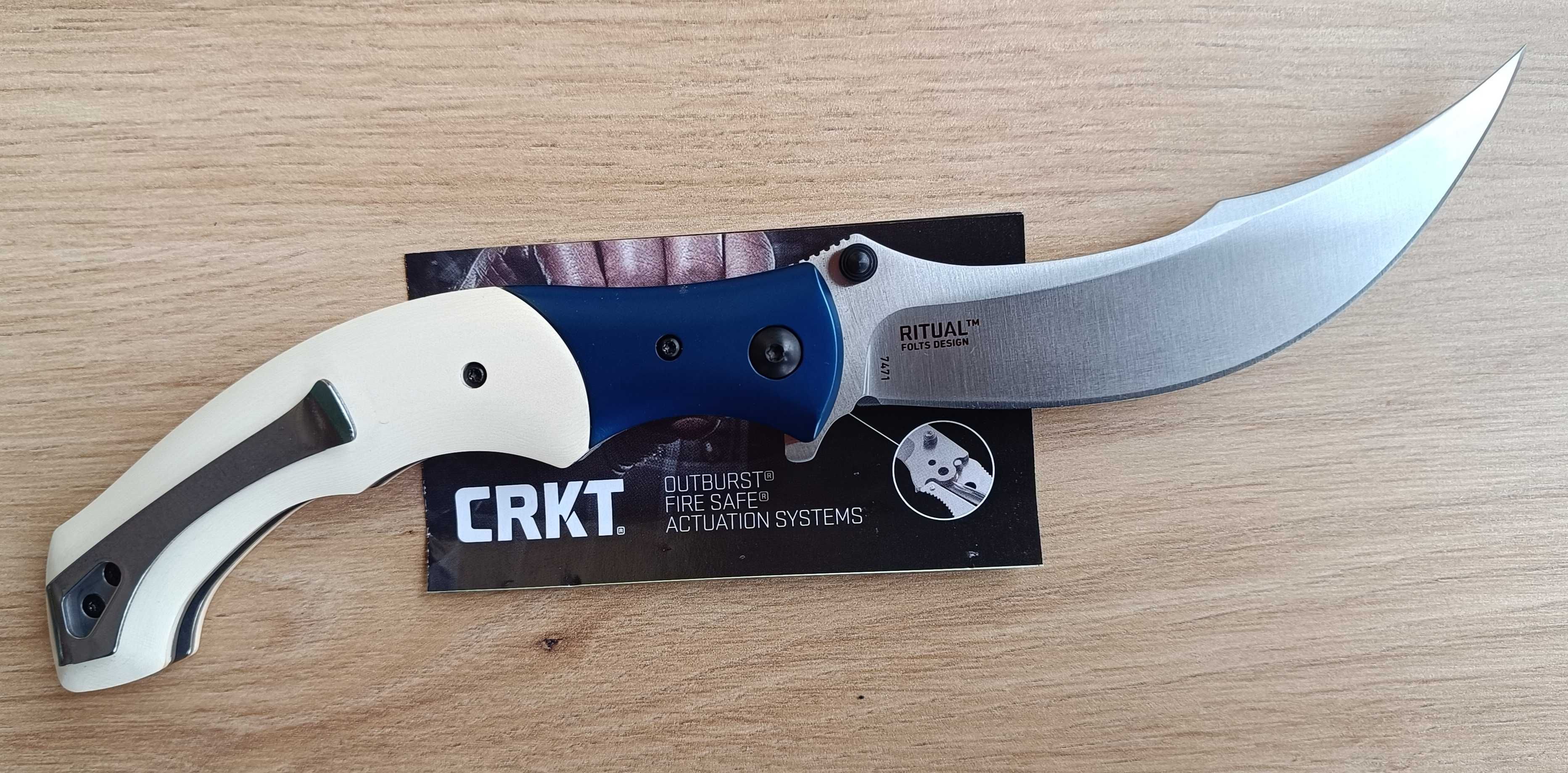 Сгъваем нож CRKT Ritual Assisted Ivory 7471