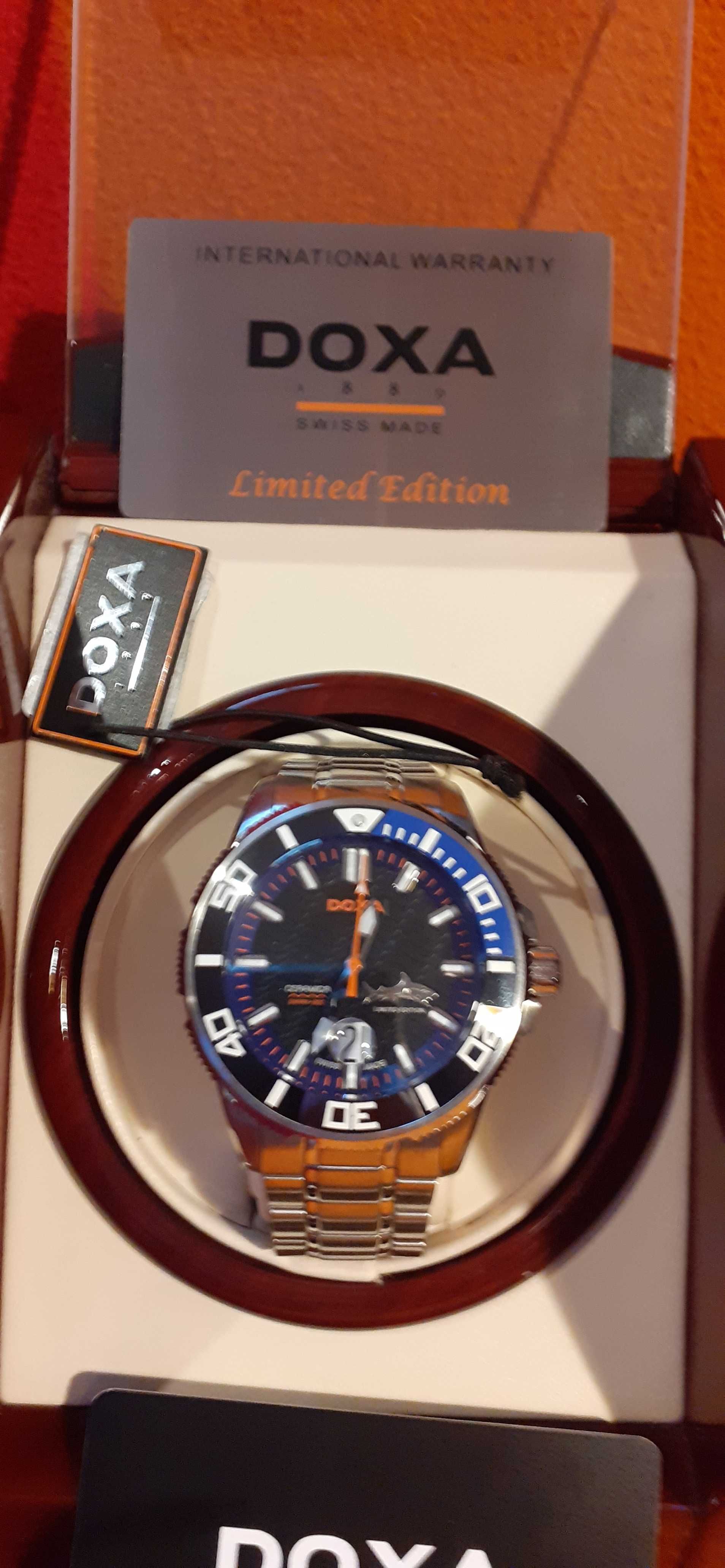 Doxa Shark Ceramica XL Limited Edition nr.600/2000 Nou cu Documente