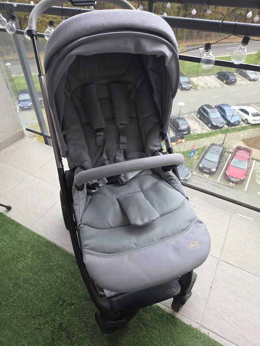 Carucior copii 3 in 1 Chicco Bellagio, Black Satin