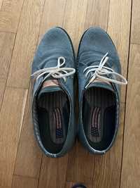 Мъжки синьо зелени велурени обувки U.S. Polo Assn