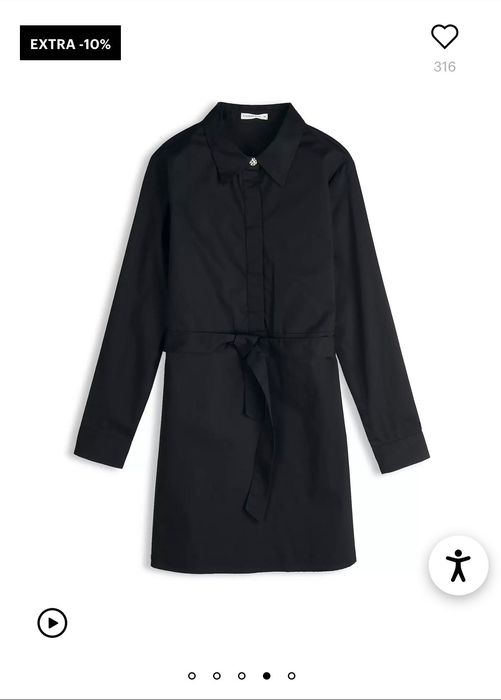 Черна рокля риза