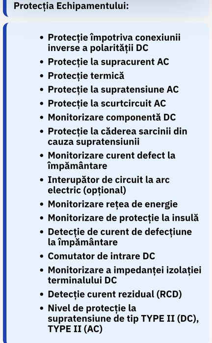 Invertor Deye SUN 10 kw on-grid,220 v