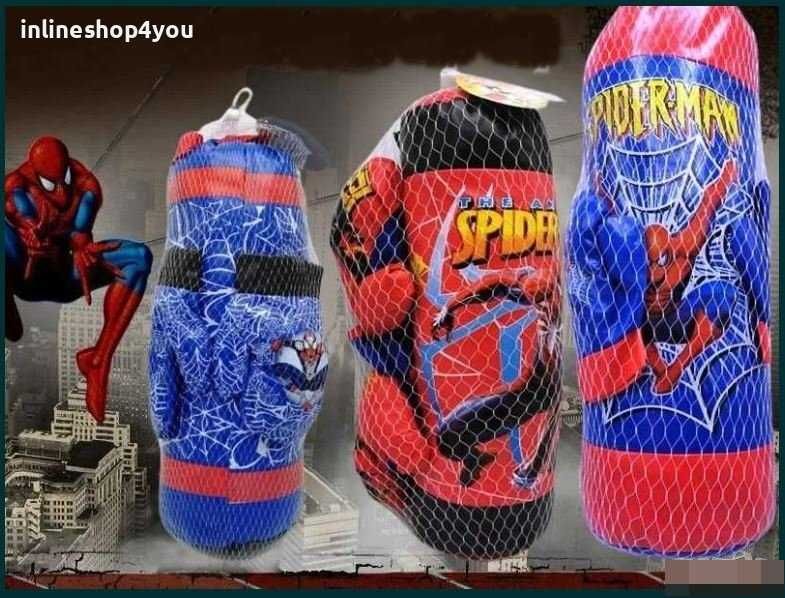 Боксова круша SPIDER-MAN Спайдърмен боксови круши с ръкавици