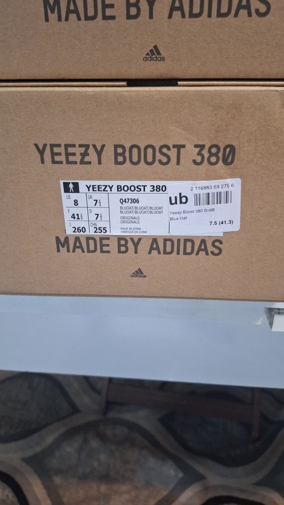 Adidas Yeezy Boost 380 Blue Oat